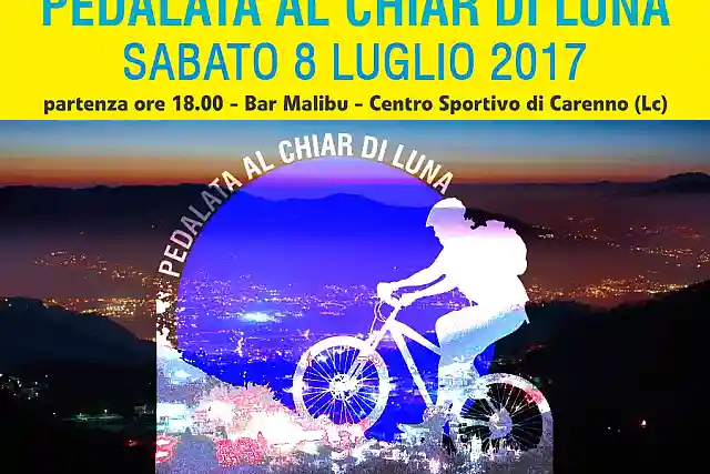 Pedalata al chiar di luna - Carenno 2017
